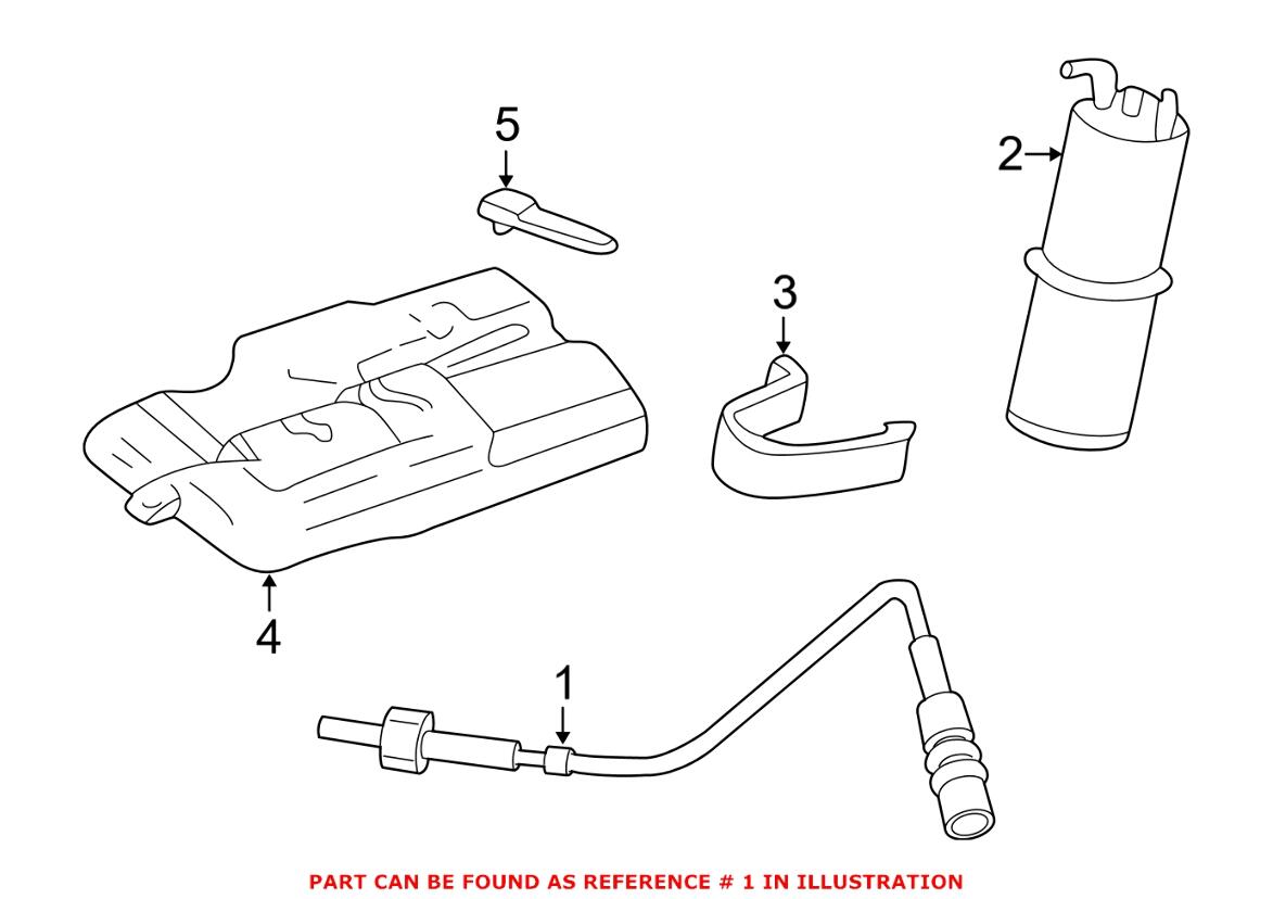 BMW Oxygen Sensor - Front 11781704259